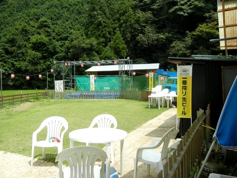 ビアガーデン会場